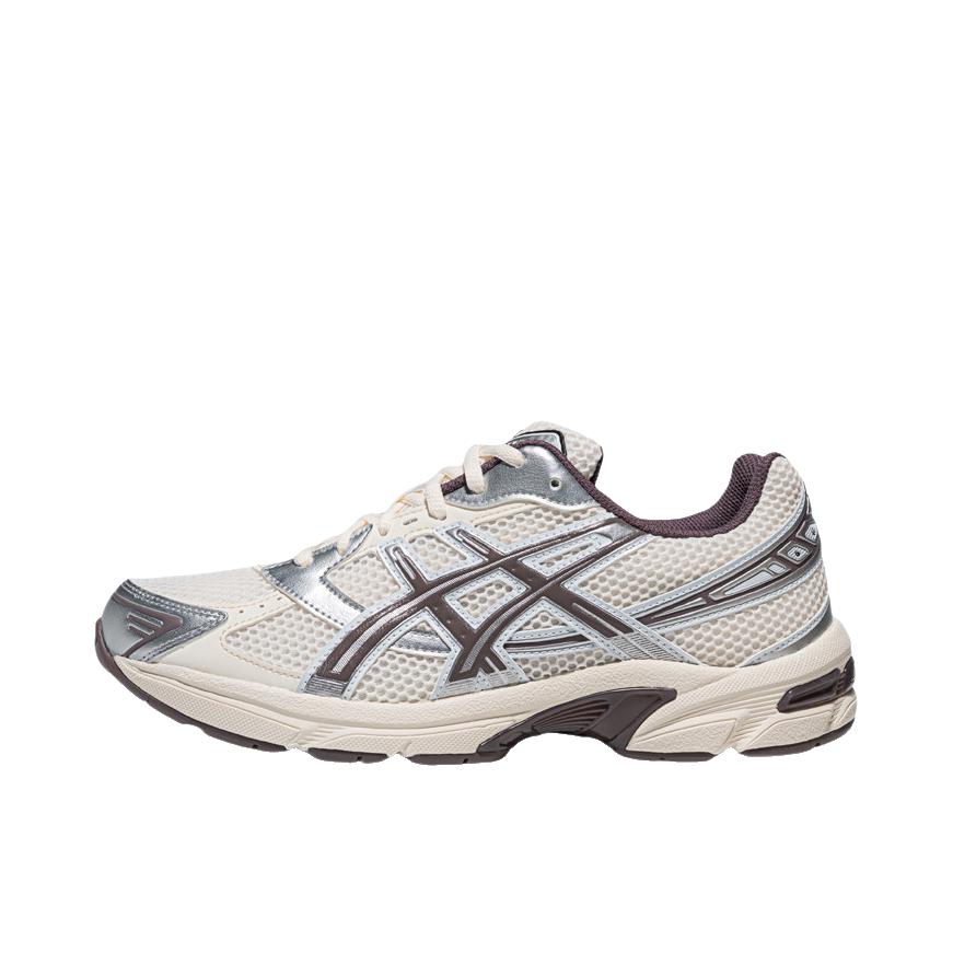 推荐商品：Asics/亚瑟士 Gel-1130 跑鞋 防滑耐磨缓震抓地织物网布透气复古马拉松短跑贴合圆头千禧风 奶白色/棕色