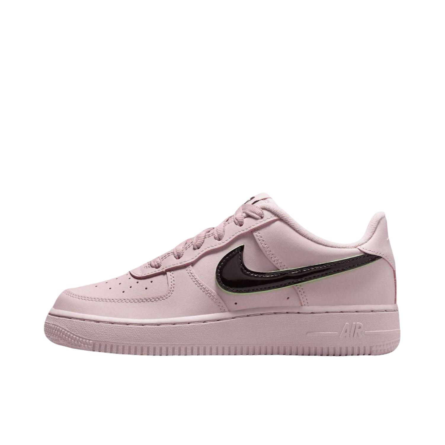 推荐商品：Nike Air Force 1 空军一号 板鞋 轻便舒适百搭耐磨防滑复古 GS款/粉色/黑色