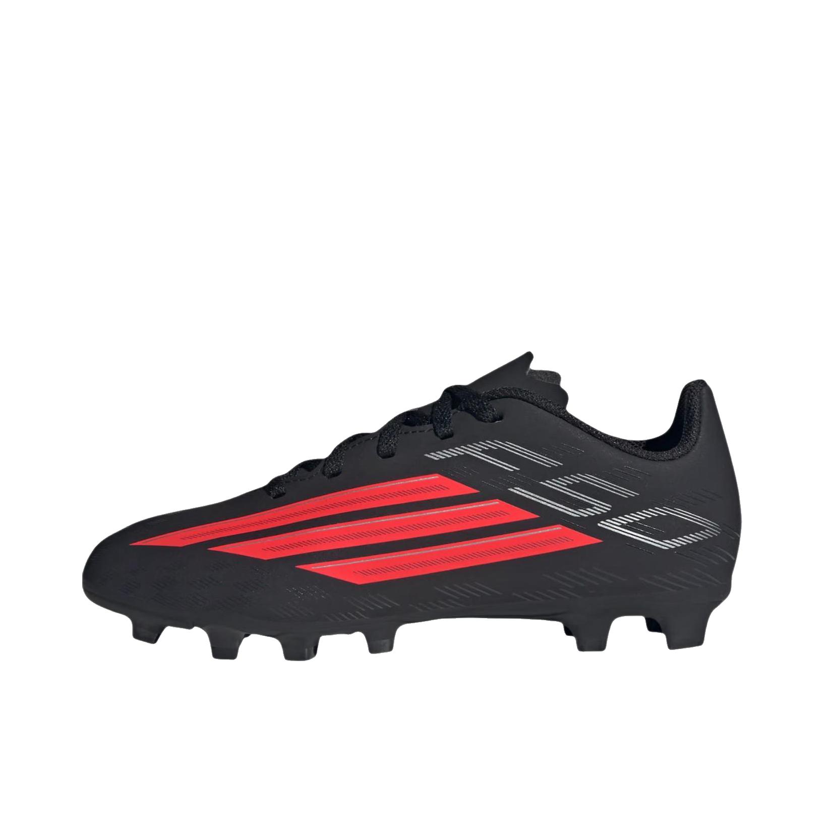 推荐商品：adidas F50 CLUB FG 足球鞋 防滑耐磨低帮 大童/黑色/红色