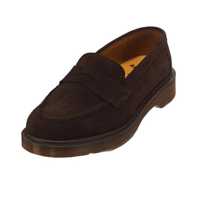 推荐商品：Dr. MartensDelapre Penny Loafer皮鞋圆头平底浅口 红色/棕色