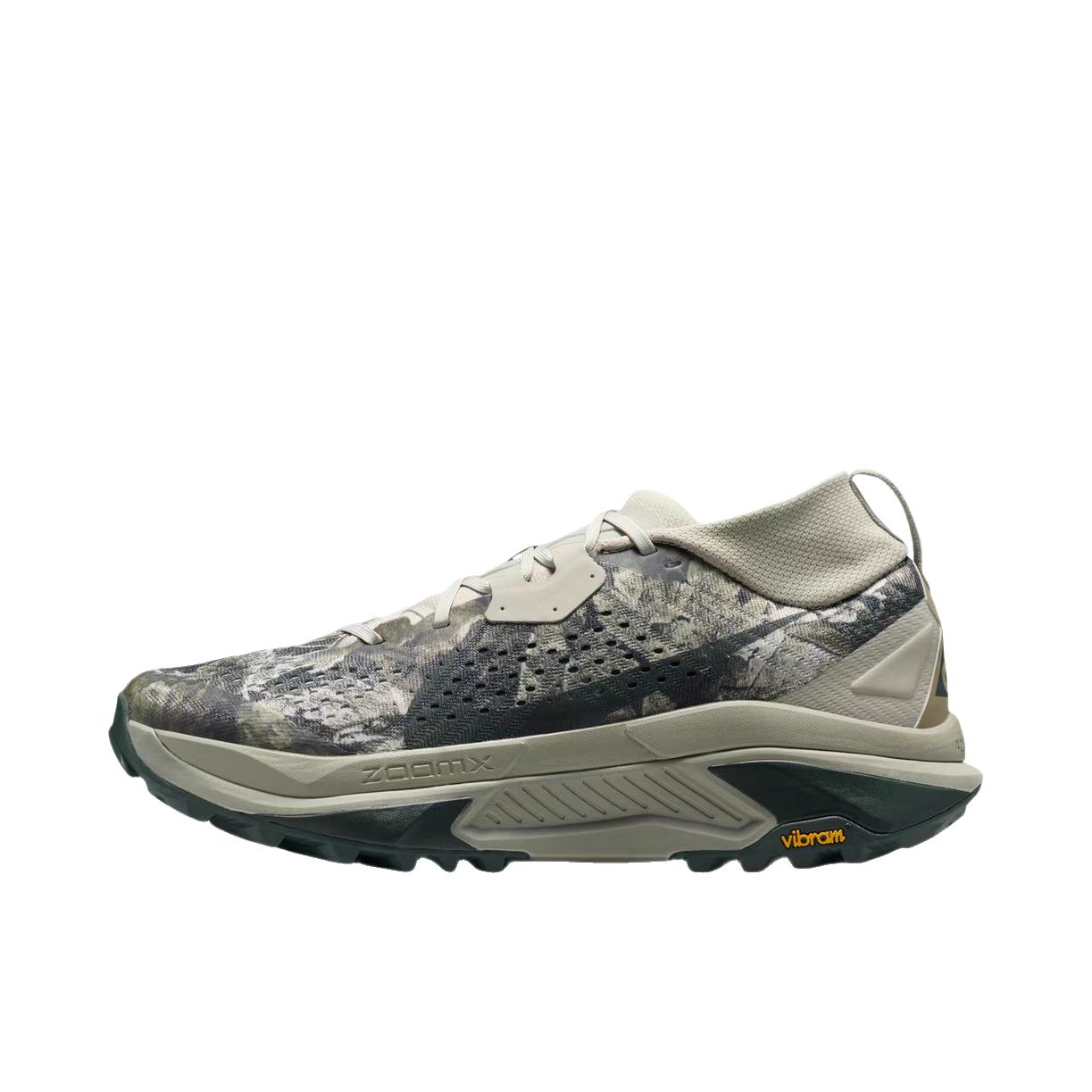 推荐商品：Nike ACG Zegama TRAIL 越野跑鞋 圆头系带舒适 雾杉木绿/黑云杉绿/海玻璃色/黑色