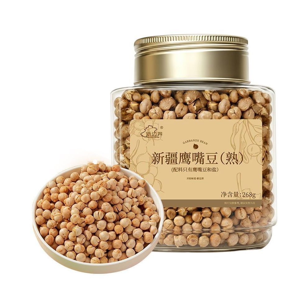 推荐商品：新边界 268g 熟新疆鹰嘴豆 罐装