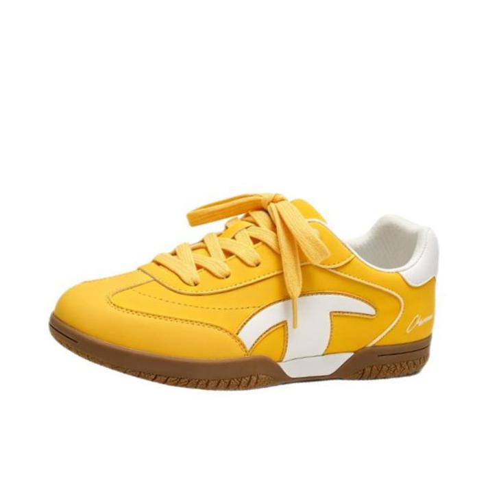 推荐商品：Champion/冠军 板鞋儿童 薄底休闲舒适 26FWT75 大童/菠萝黄