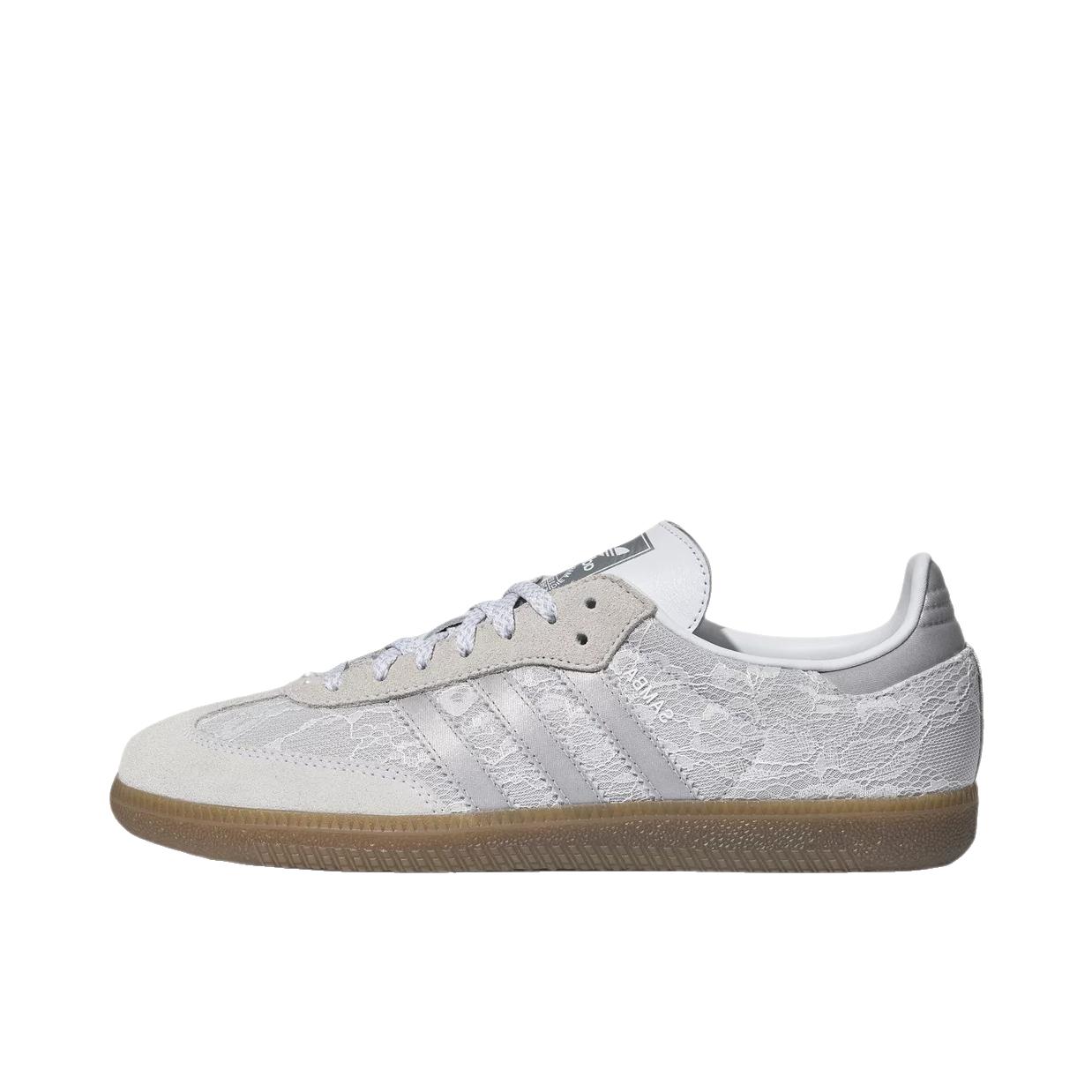 推荐商品：adidas Originals Samba OG T头鞋 板鞋 经典复古舒适百搭耐磨合成革圆头薄底贴合 女款/浅灰色/白色