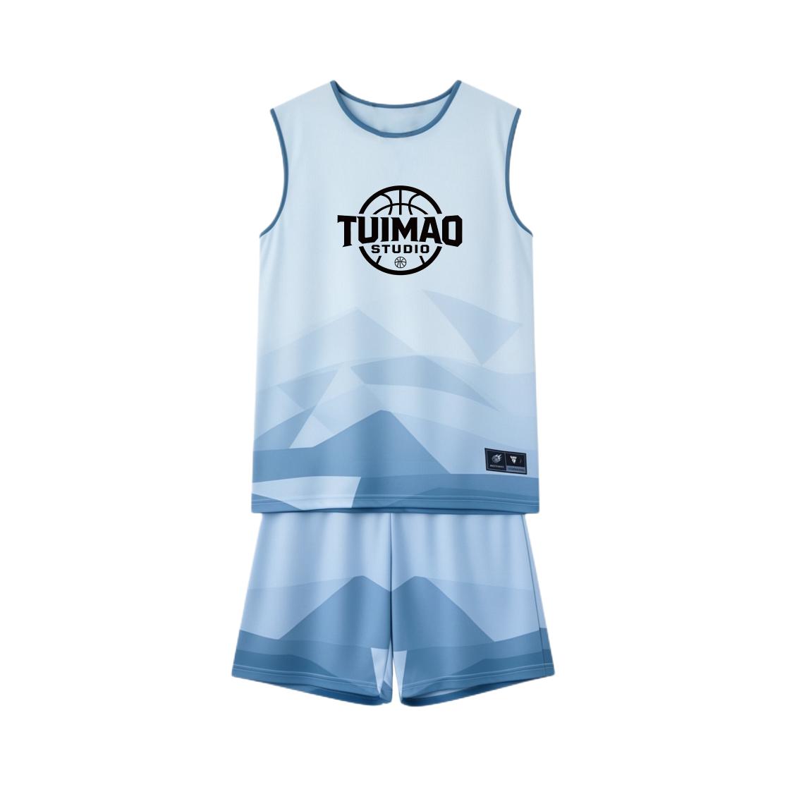 推荐商品：TUIMAO STUDIO 2026SS 速干无袖冰丝篮球服 浅蓝