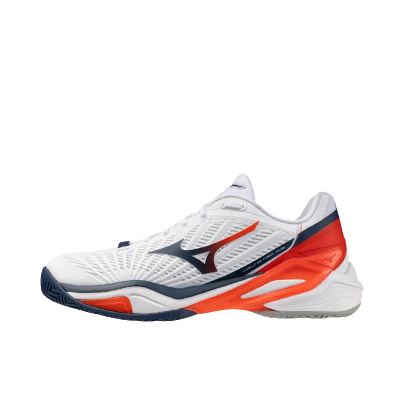 推荐商品：Mizuno/美津浓 NEO ACE 网球鞋 实战回弹职业竞技 白色/深蓝色