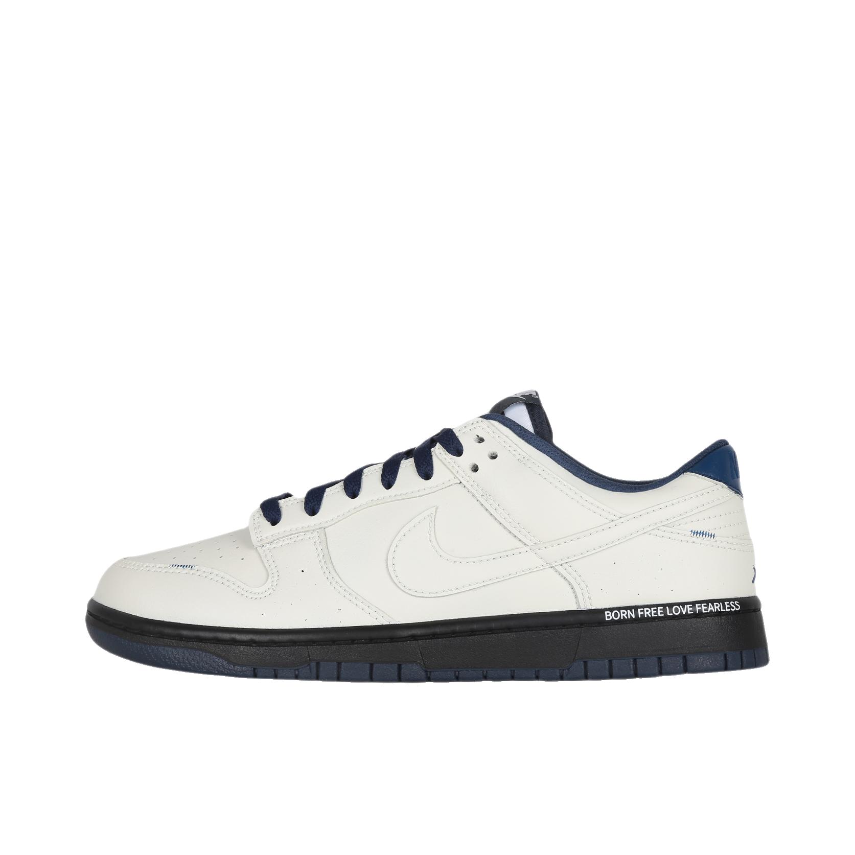 推荐商品：【定制球鞋】 Nike Dunk 板鞋 平跟系带防滑耐磨做旧高街简约百搭潮流复古美式 向海