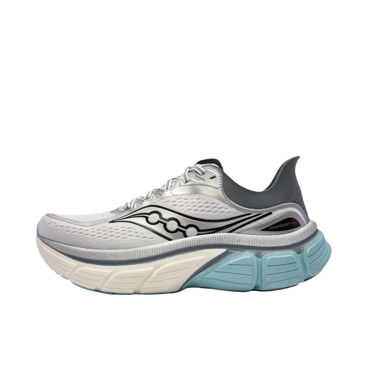 推荐商品：Saucony/索康尼 派拉蒙 Paramount Max 跑鞋 运动舒适 银色