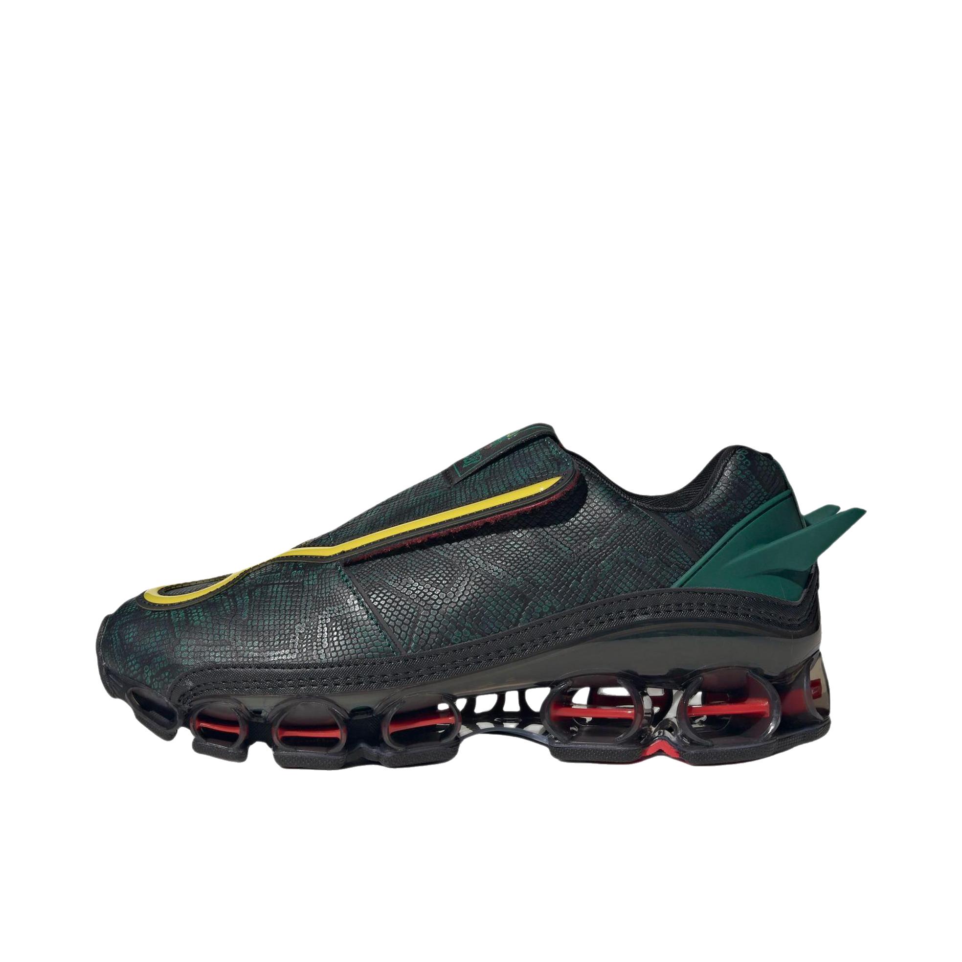 推荐商品：adidas MEGARIDE Rayquaza 跑鞋 防滑耐磨透气 POKEMON/宝可梦联名/黑色/绿色