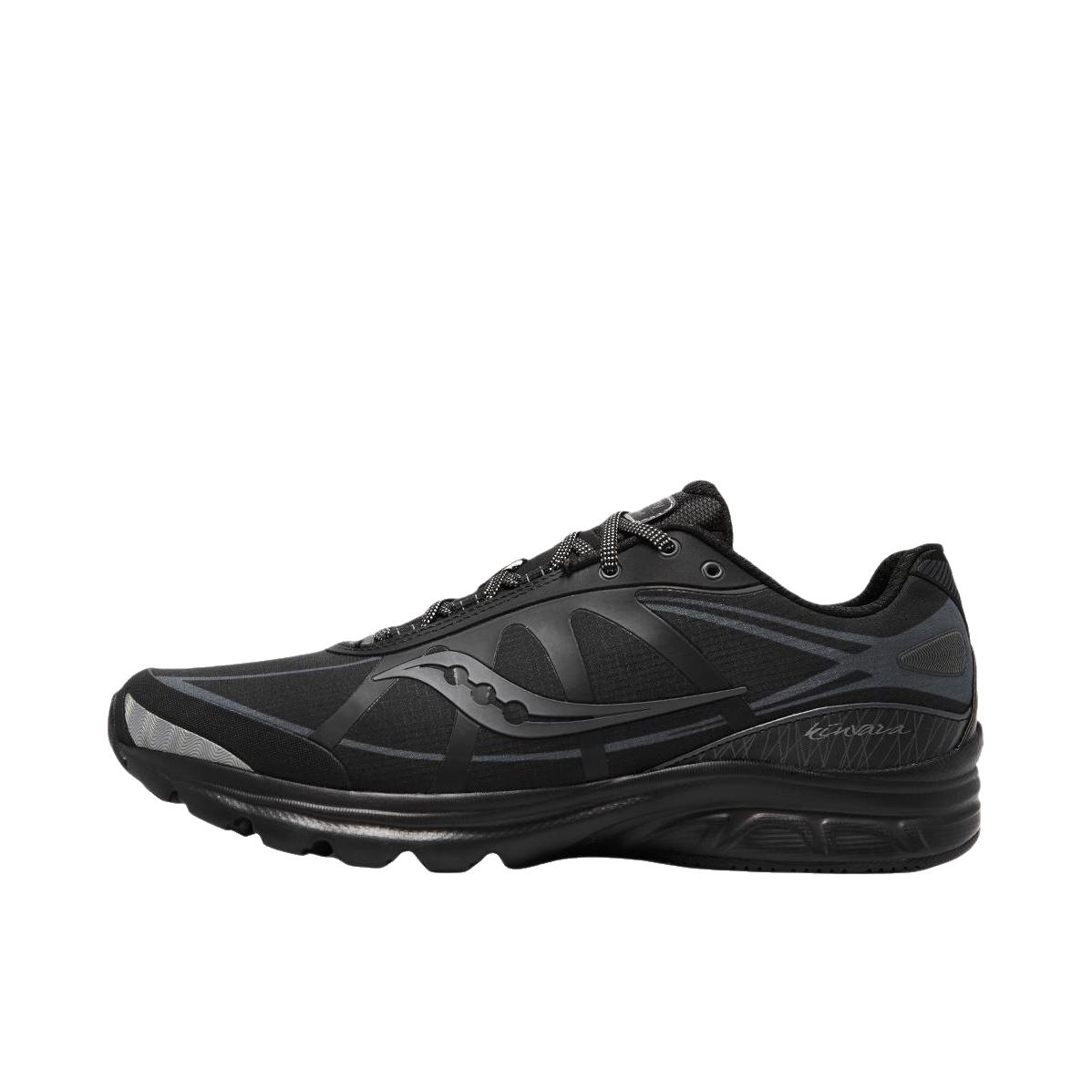 推荐商品：Saucony/索康尼 KINVARA 1 菁华 防滑 耐磨 低帮 圆头 跑鞋 黑色