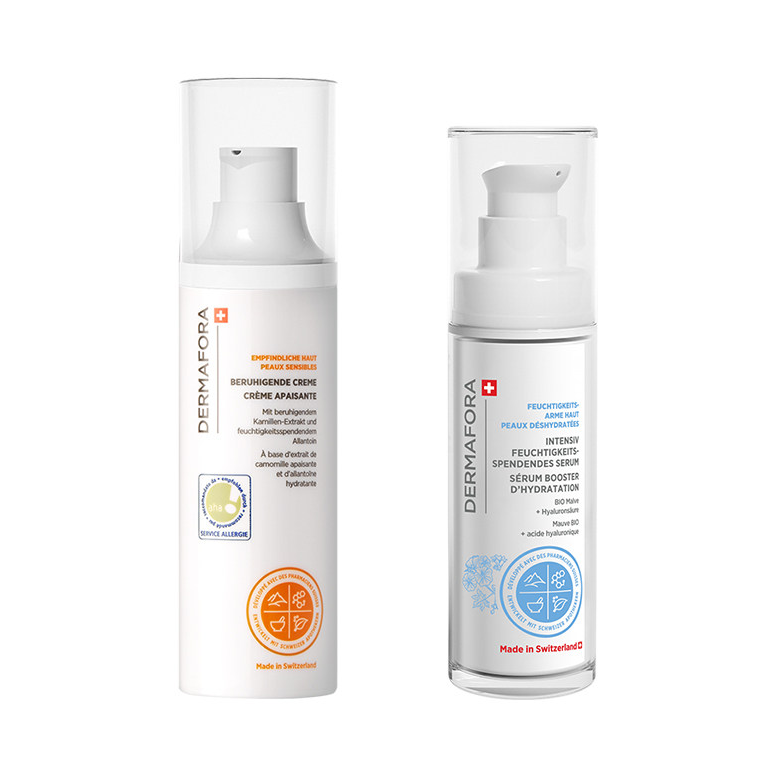 推荐商品：Dermafora 高保湿护肤套装【面霜+精华】 修护舒缓紧致抗皱强韧肌底