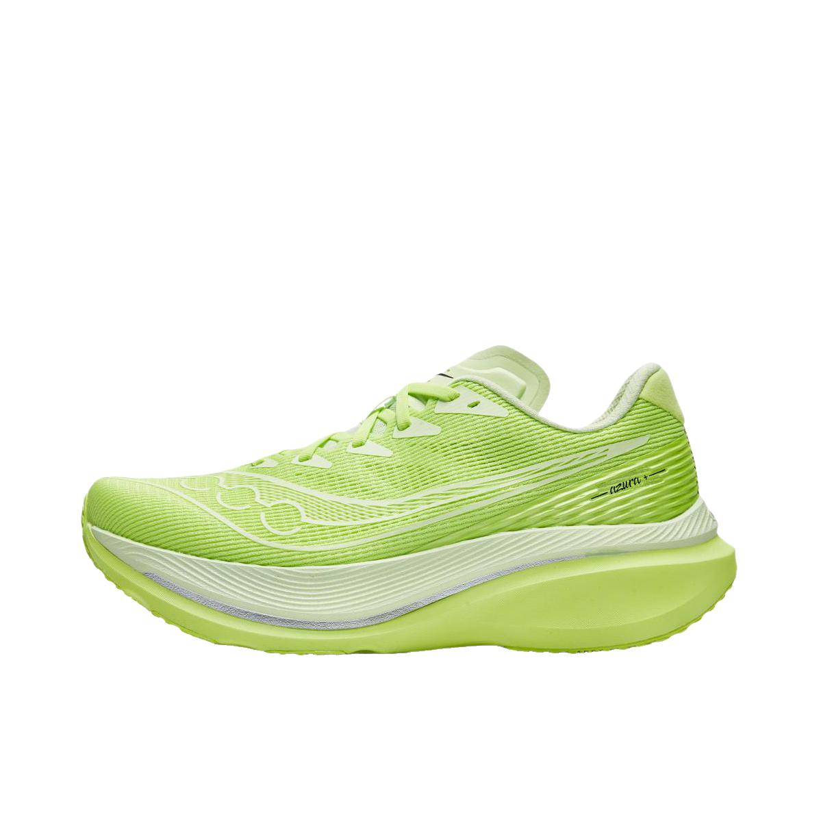 推荐商品：Saucony/索康尼 ENDORPHIN AZURA+系列 跑鞋 防滑日常轻便 萤光绿