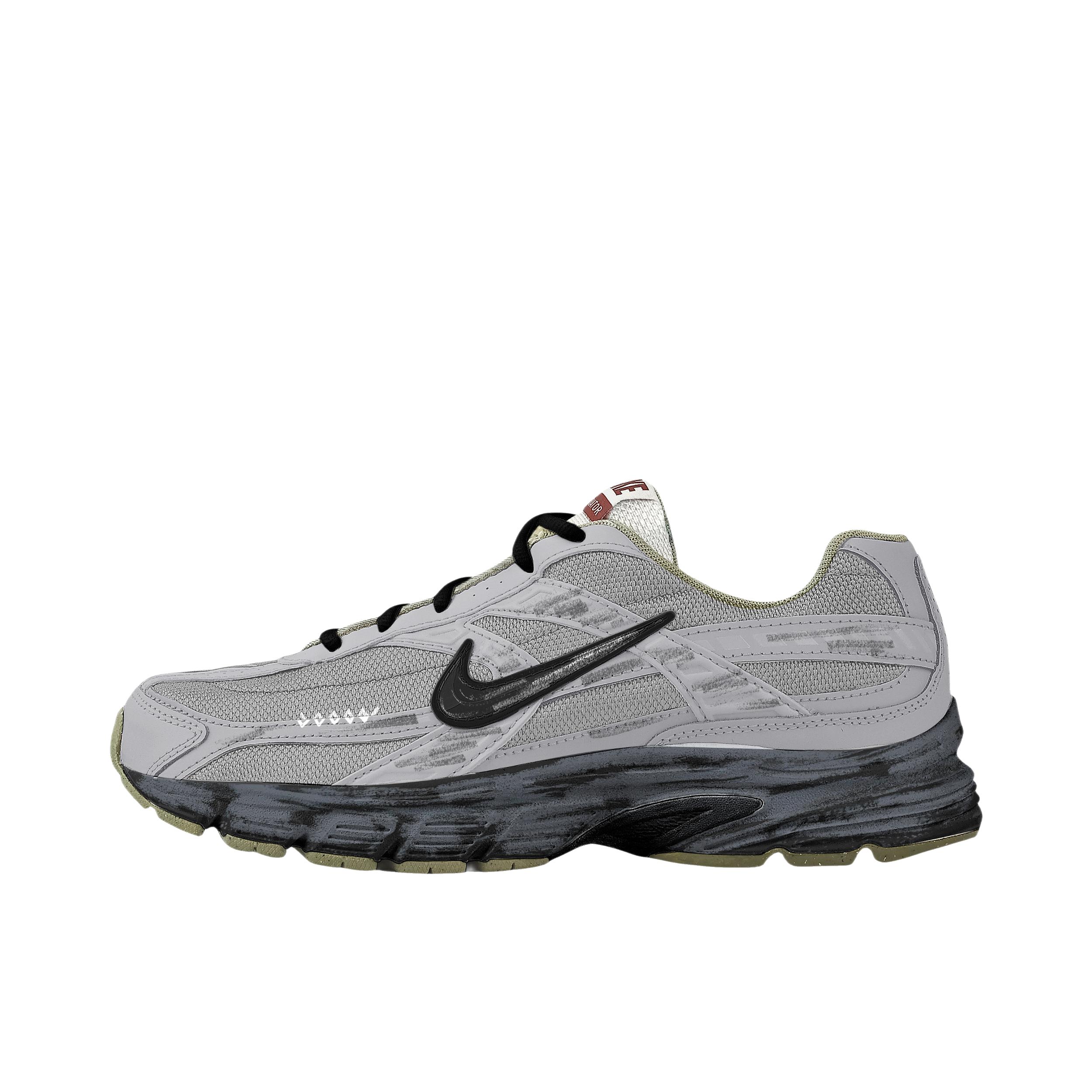 推荐商品：【定制球鞋】 Nike Initiator 跑鞋 做旧机能减震轻便网布透气防滑耐磨织物舒适支撑合成革休闲百搭 灰墟余烬