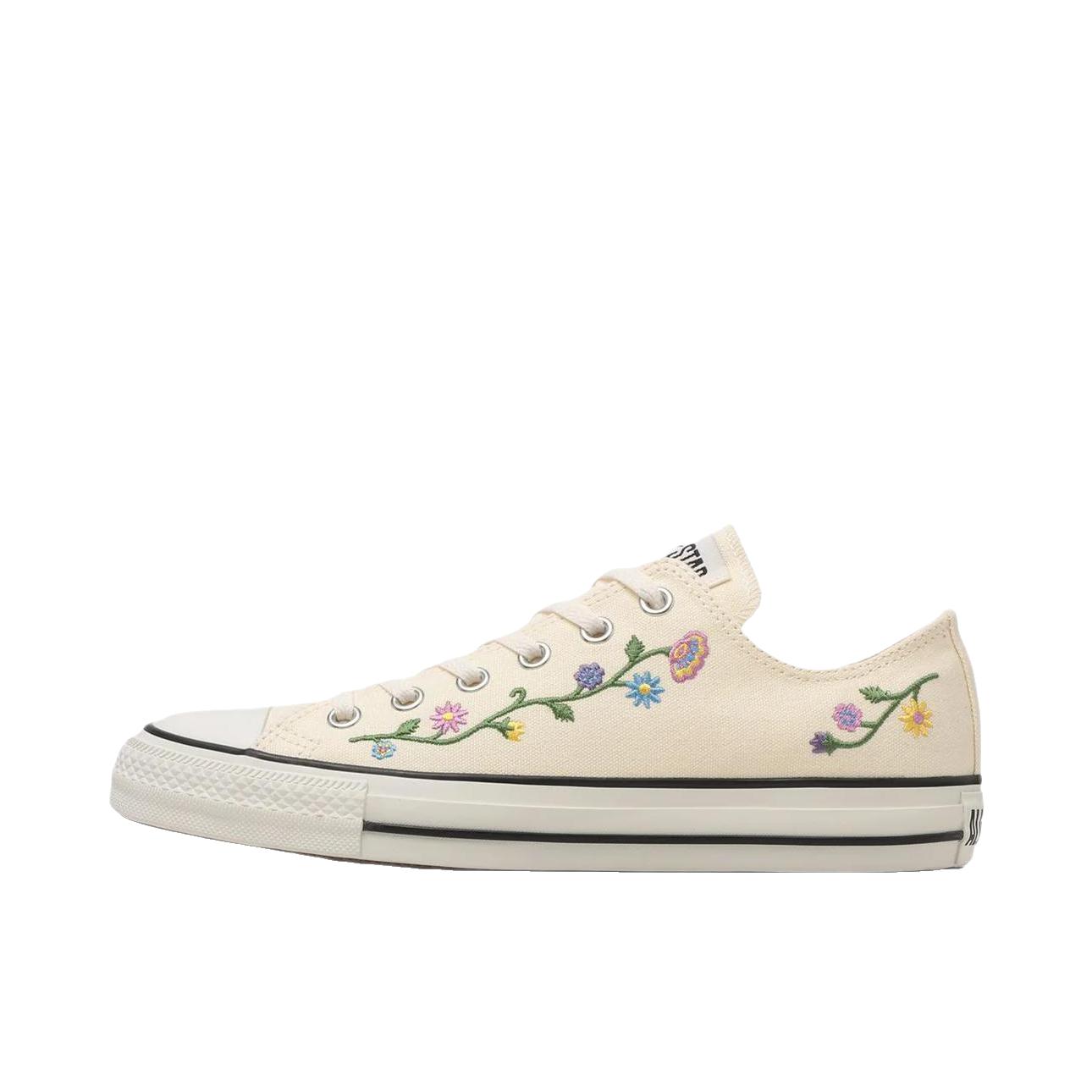 推荐商品：Converse/匡威 All Star FOLKSTITCH OX 帆布鞋 透气 白色