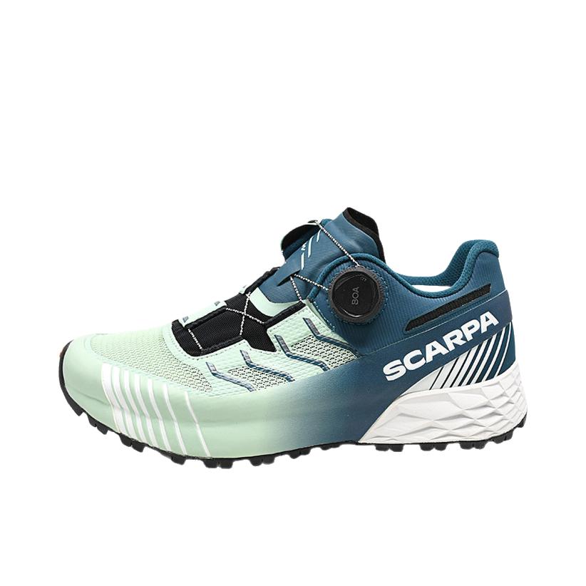 推荐商品：Scarpa/思卡帕 徒步鞋 户外鞋 越野透气 33084-352-1 跑步科技版/女款/雾灰色//深翡翠绿色