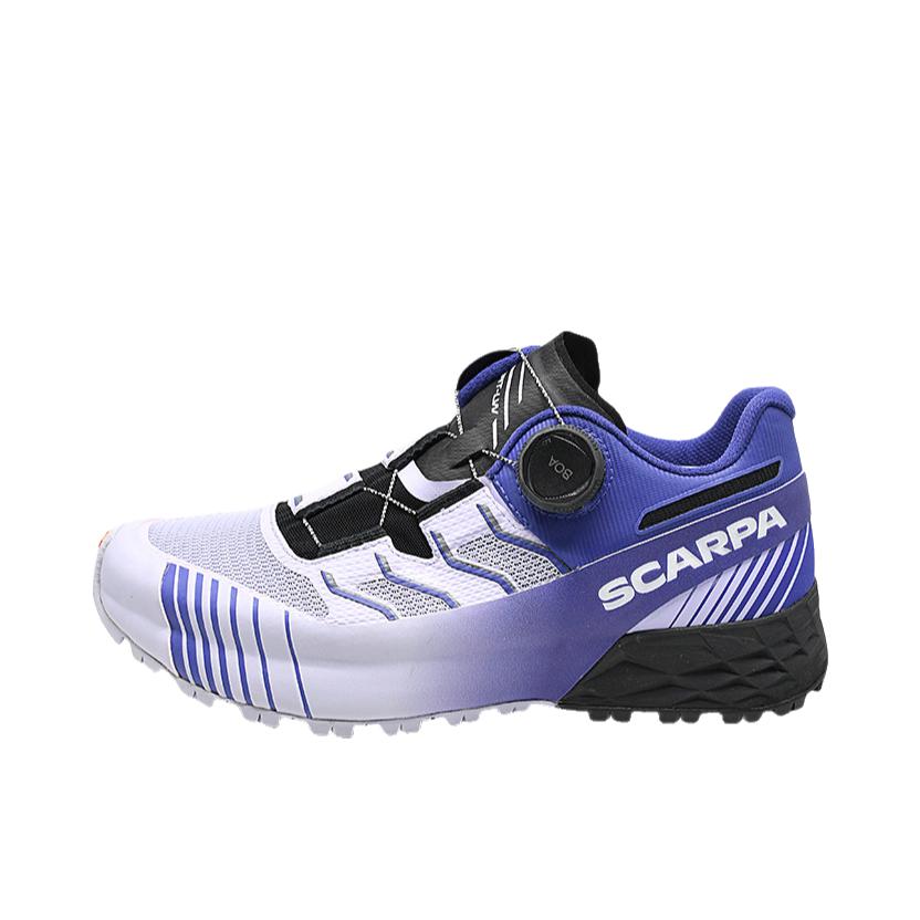 推荐商品：Scarpa/思卡帕 徒步鞋 户外鞋 越野透气 33084-352-1 跑步科技版/丁香紫色/东方蓝色