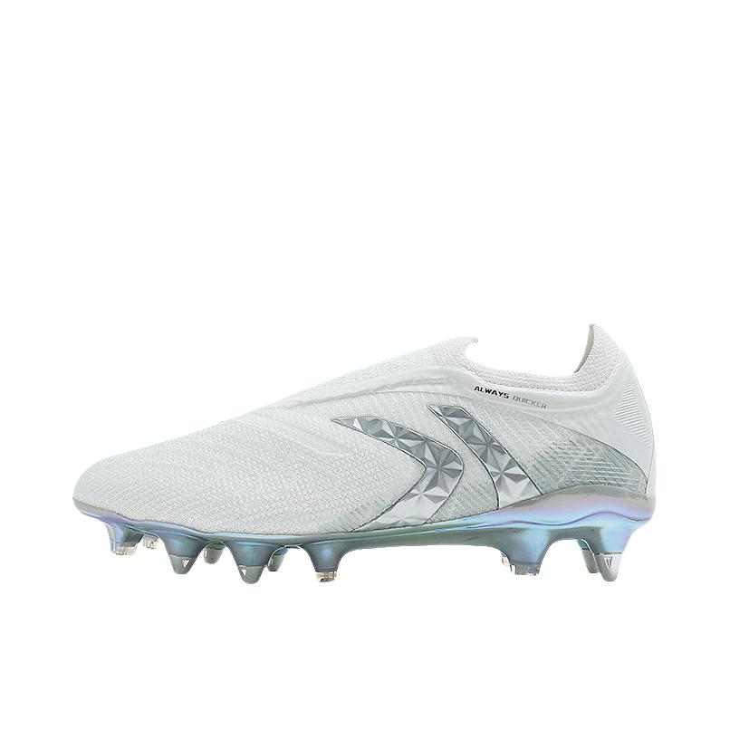 推荐商品：KELME/卡尔美 马赫V-MACH 3 ELITE SG 足球鞋 短钉天然人草比赛 白色/银色