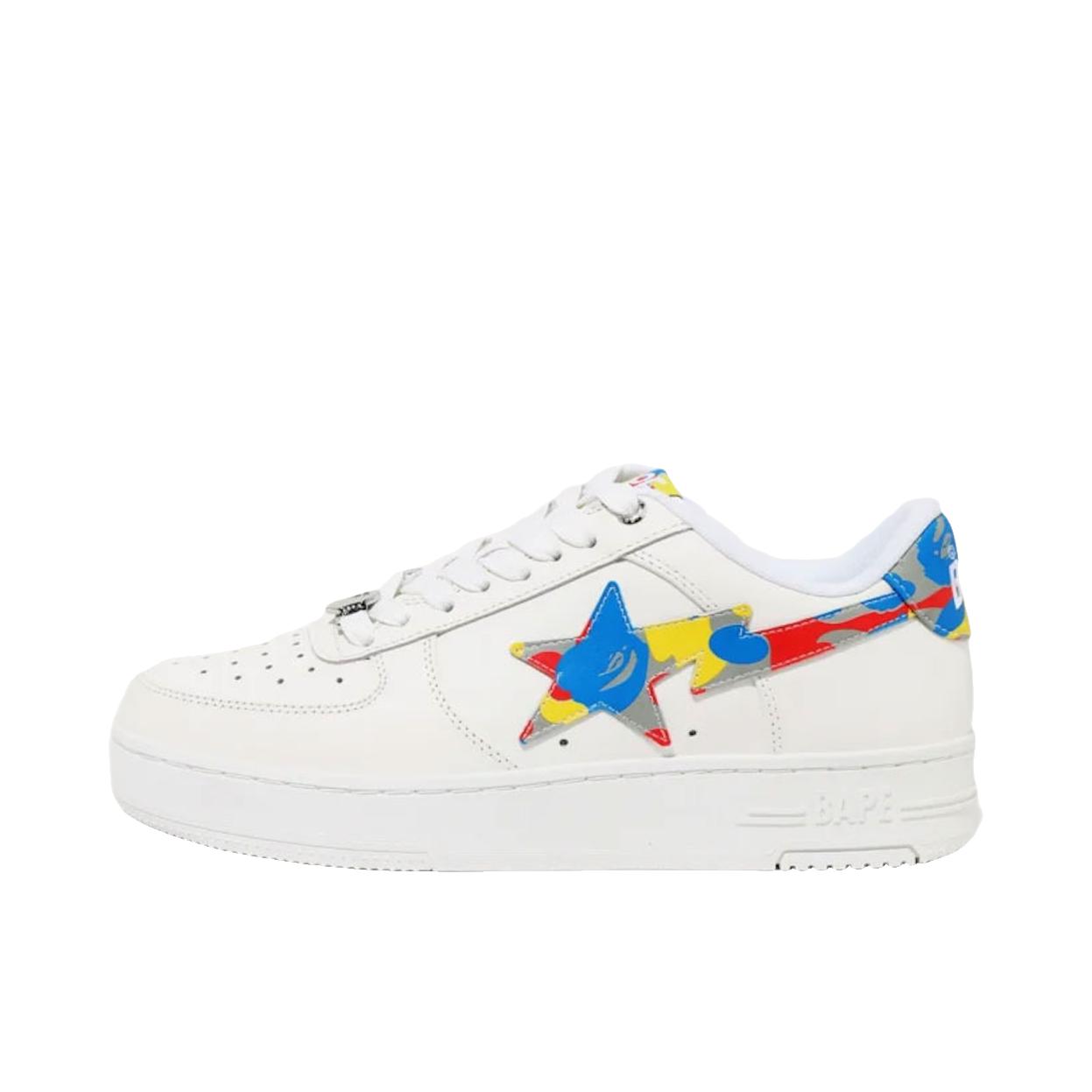 推荐商品：Bape STA 板鞋 气质百搭防滑低帮 MEDICOM TOY联名/白色