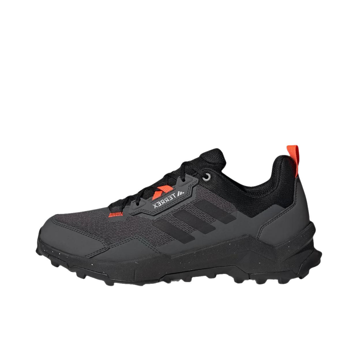 推荐商品：adidas Terrex Ax4 越野徒步 防滑耐磨 轻便透气 防水 徒步鞋 深灰色/碳黑色