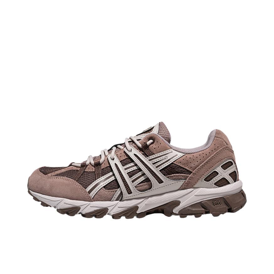 推荐商品：Asics/亚瑟士 Gel-Sonoma 15-50 跑鞋 舒适缓震轻便透气合成革经典复古时尚百搭织物回弹 深棕色/湖水灰