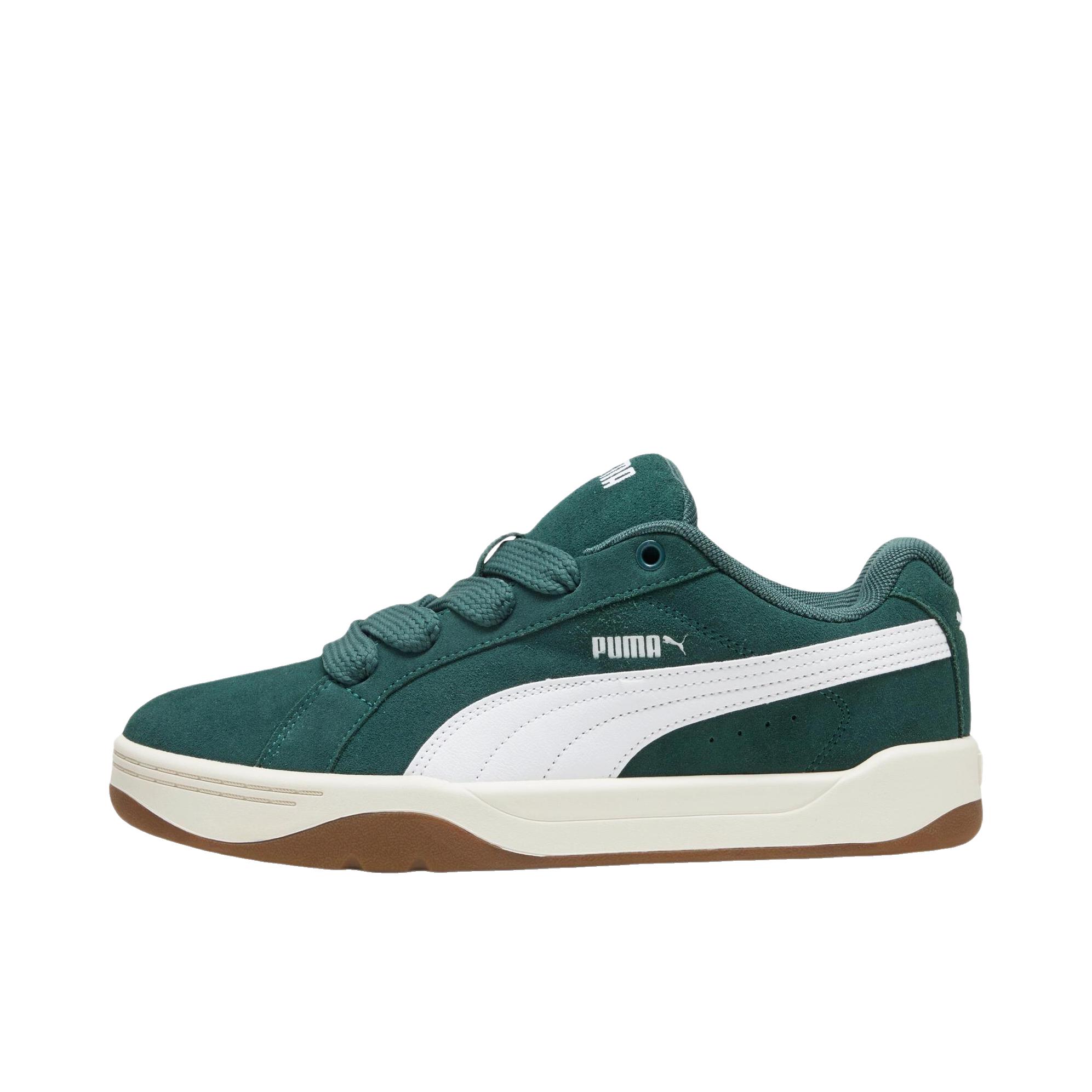 推荐商品：Puma/彪马 Park Lifestyle Yeezy 板鞋 低帮复古轻便防滑减震滑支撑 绿色/米白色