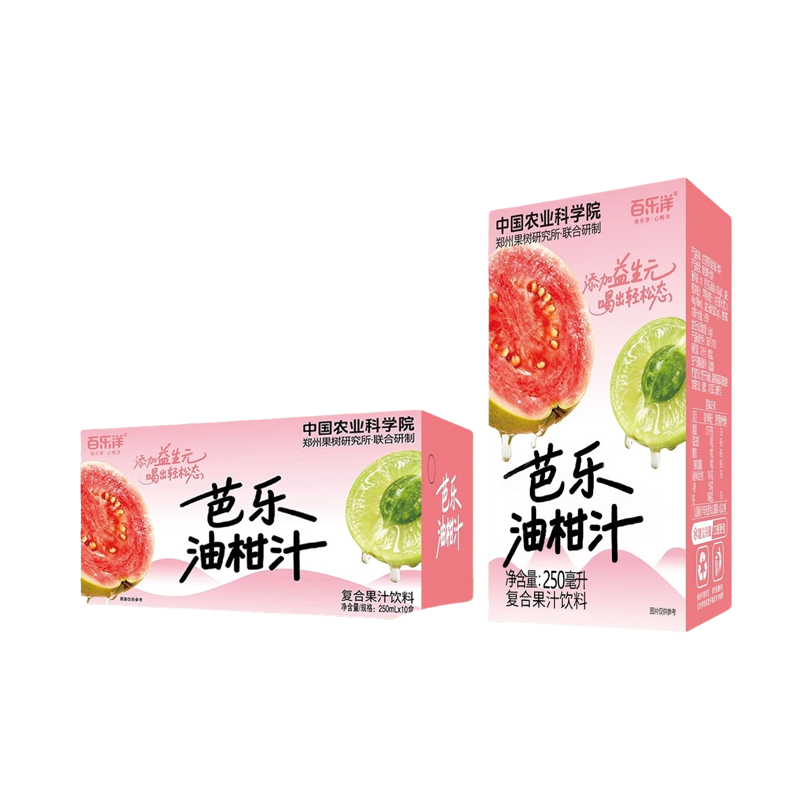 推荐商品：百乐洋 250ml 芭乐油柑汁 盒装