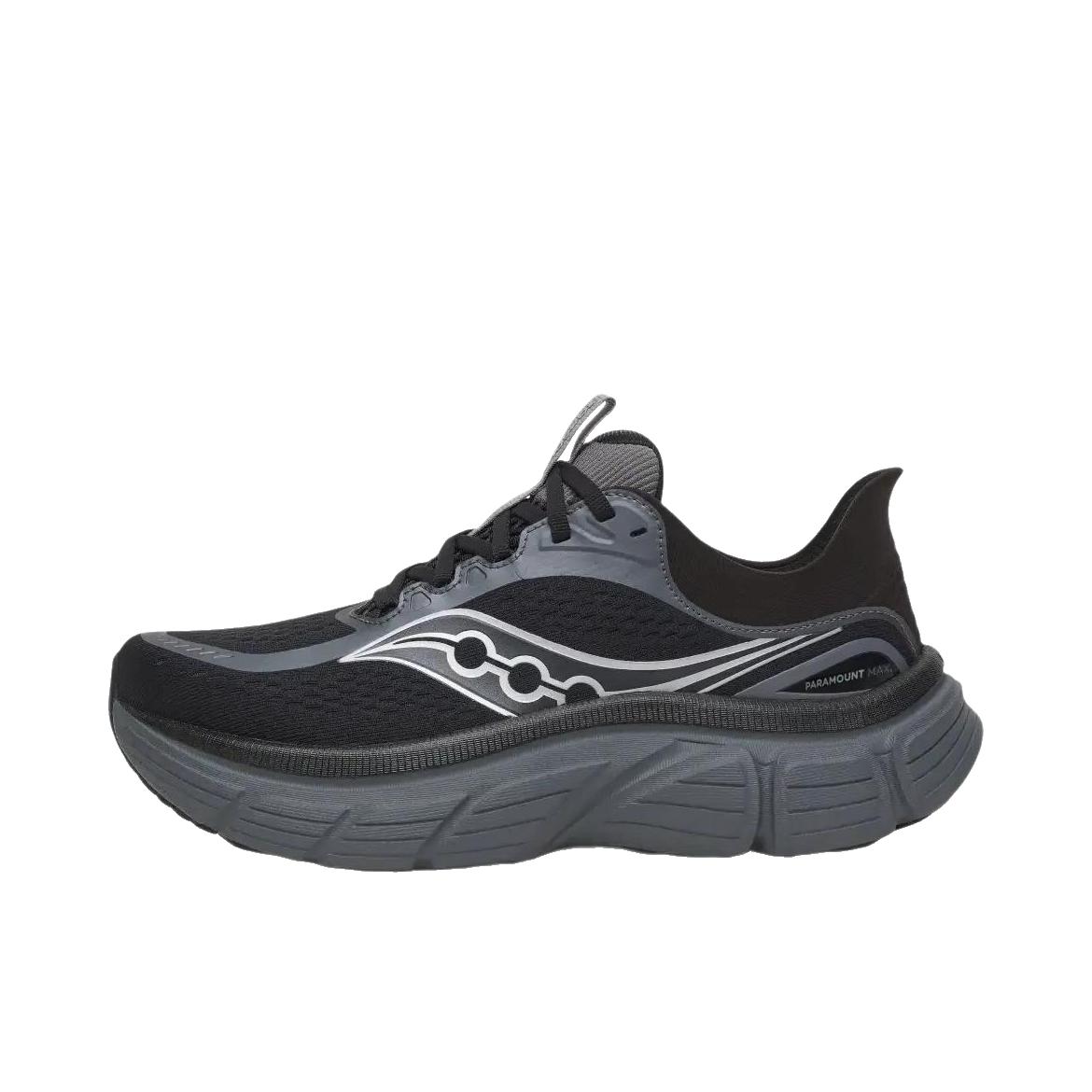 推荐商品：Saucony/索康尼 派拉蒙 Paramount Max 跑鞋 运动舒适 黑炭色