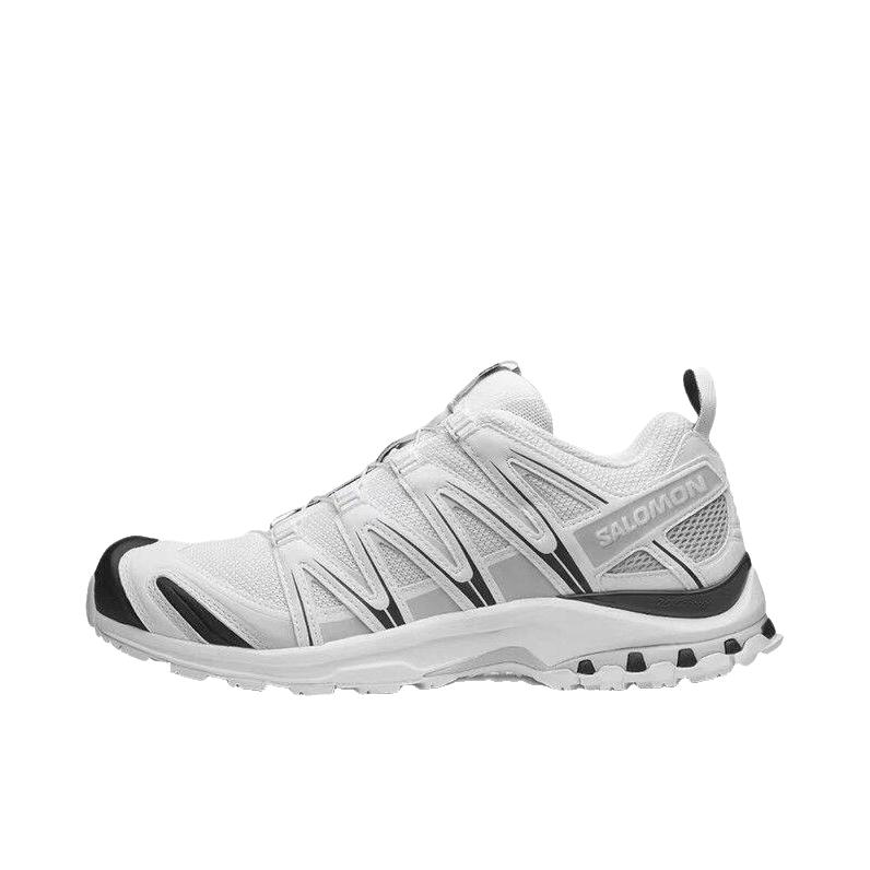 推荐商品：Salomon/萨洛蒙 XA PRO 3D SEASONAL 低帮 包裹性 支撑 抽绳 跑鞋 白色/黑色