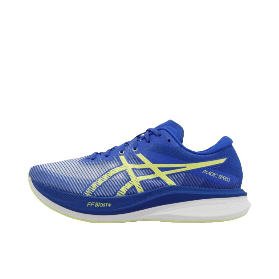 推荐商品：Asics/亚瑟士 Magic Speed 3.0 跑鞋 轻弹稳定缓震全掌碳板轻量回弹竞速型长跑织物合成革 深蓝色 