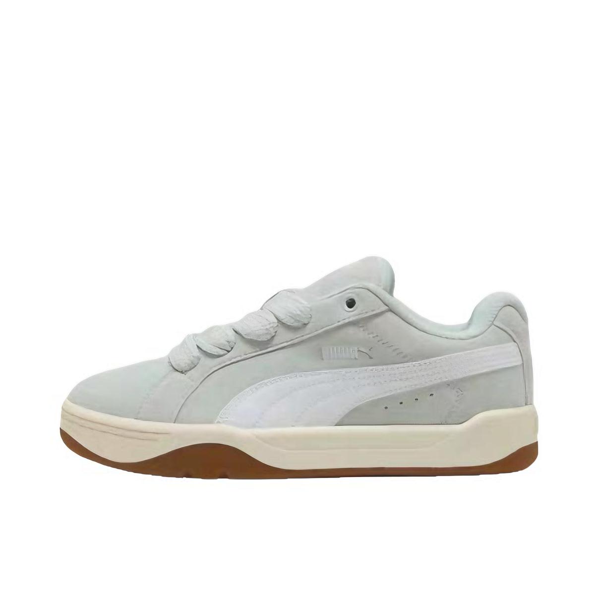 推荐商品：Puma/彪马 Park Lifestyle Yeezy 板鞋 低帮复古轻便防滑减震滑支撑 薄荷奶油色/白色