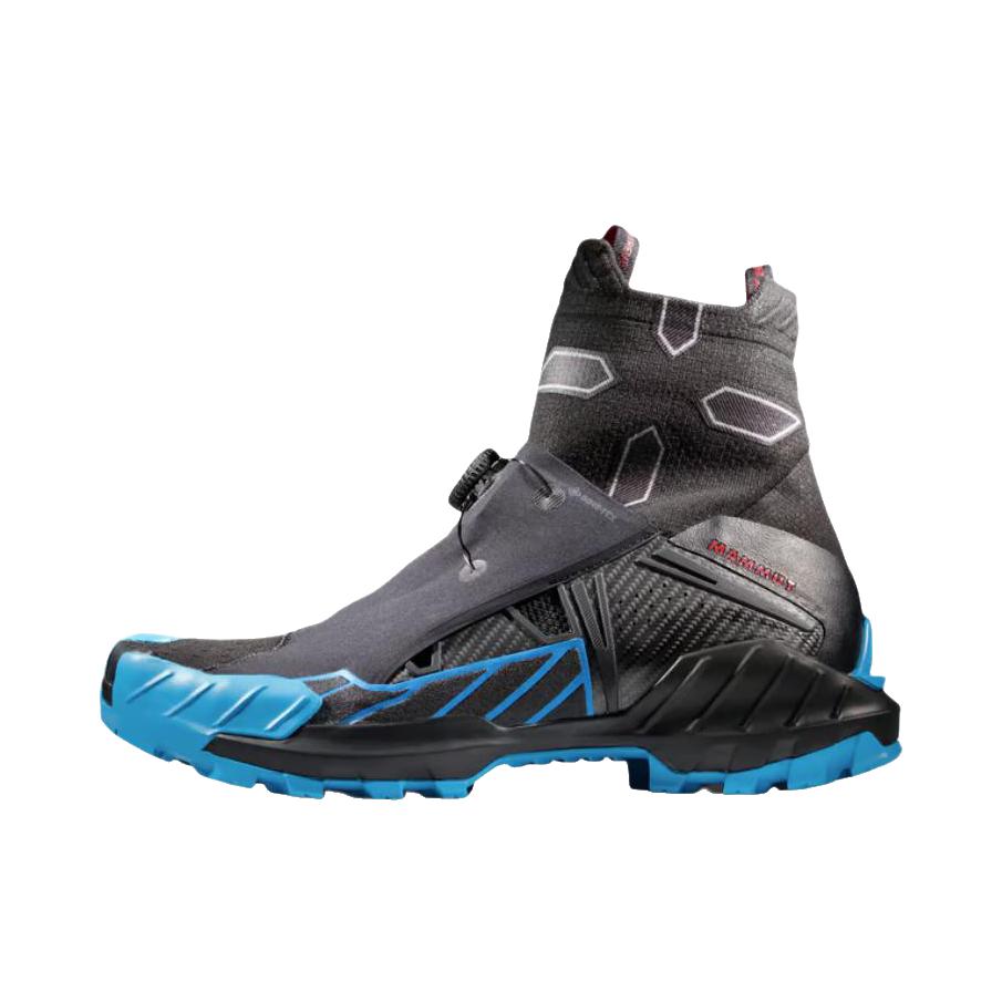 推荐商品：MAMMUT/猛犸象 Eiger Speed BOA High GTX 登山鞋 户外鞋 舒适耐磨防滑 男款/黑色/蓝色