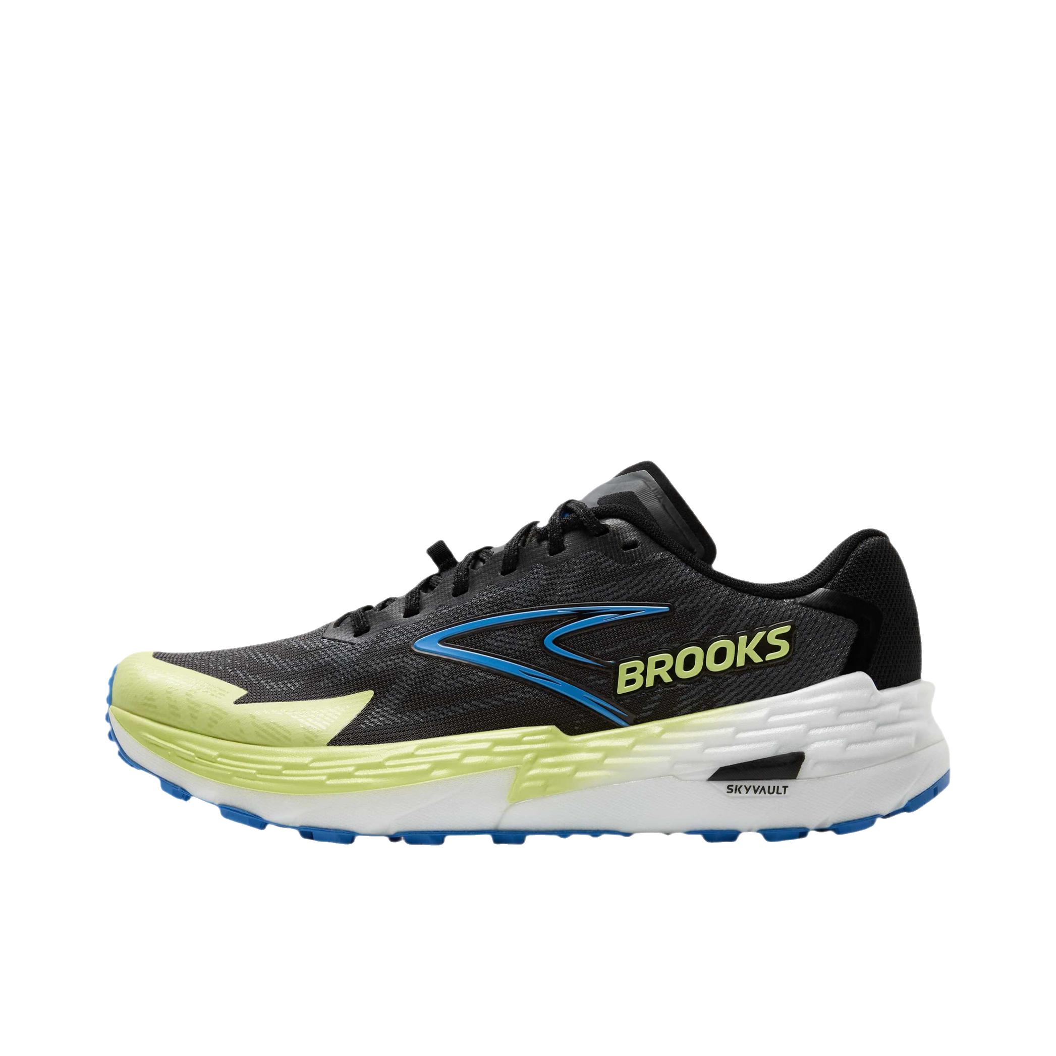 推荐商品：Brooks/布鲁克斯 Catamount 4山猫 越野 防滑 舒适 登山鞋 黑色/青柠色/蓝色