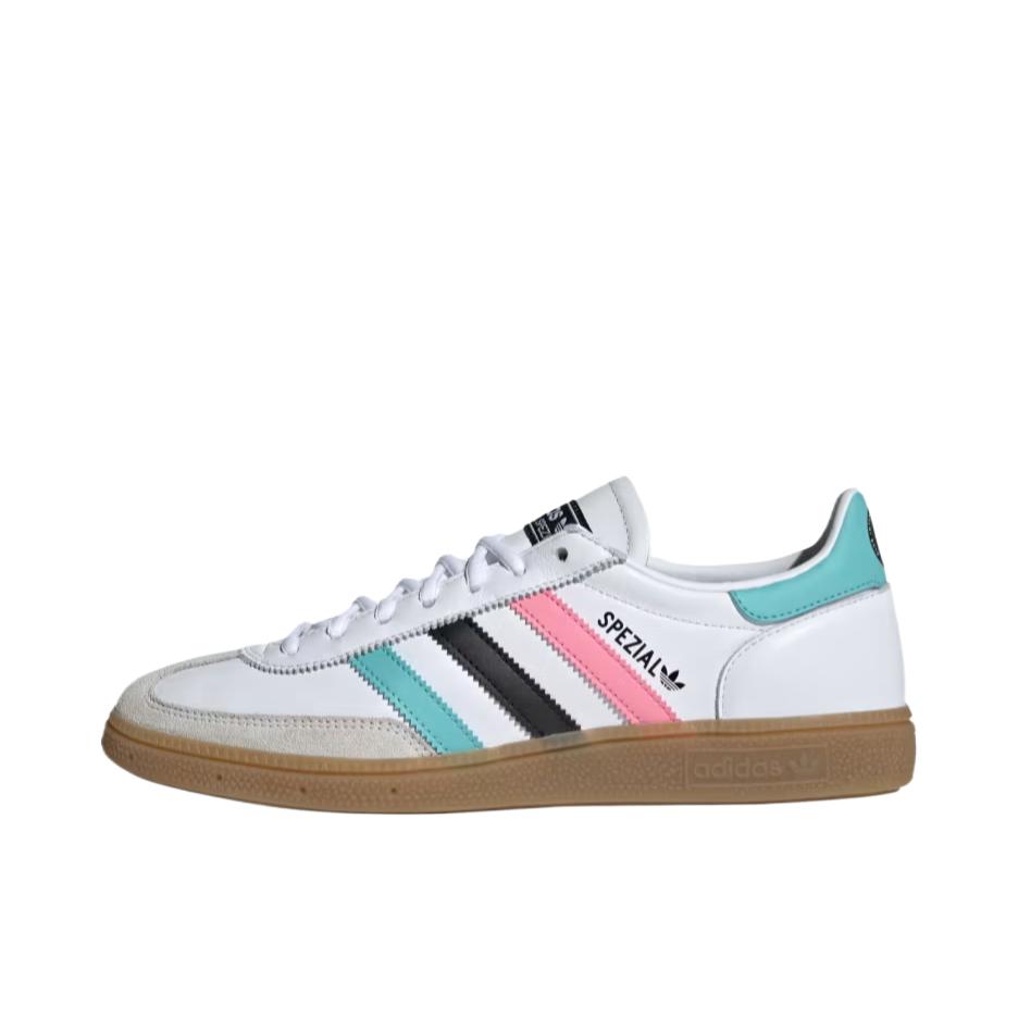 推荐商品：adidas Originals Handball Spezial 薄底鞋 T头鞋 德训鞋 板鞋 简约百搭复古轻便防滑耐磨贴合圆头耐穿 低帮/加绒/云朵白/浅薄荷绿/经典黑