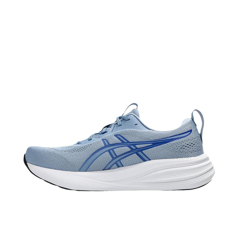 推荐商品：Asics/亚瑟士 GEL-PULSE 17 跑鞋 舒适休闲百搭时尚贴合防水缓震支撑减震回弹网布圆头 平静的靛蓝/普鲁士蓝