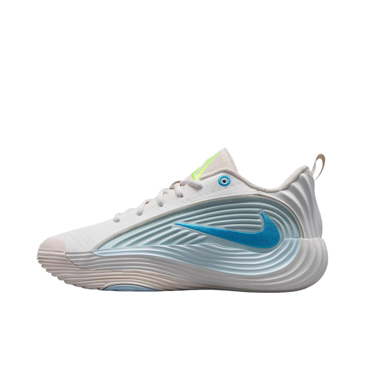 推荐商品：Nike GIANNIS IMMORTALITY 5 篮球鞋 百搭圆头防滑耐磨 帆白色/浅电流蓝/冰川蓝/荧光黄