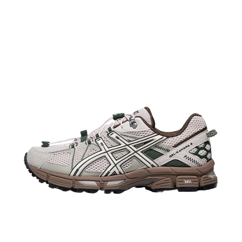 推荐商品：Asics/亚瑟士 Gel-Kahana 8 FL 越野跑鞋 潮流复古防滑耐磨 淡粉色/奶白色