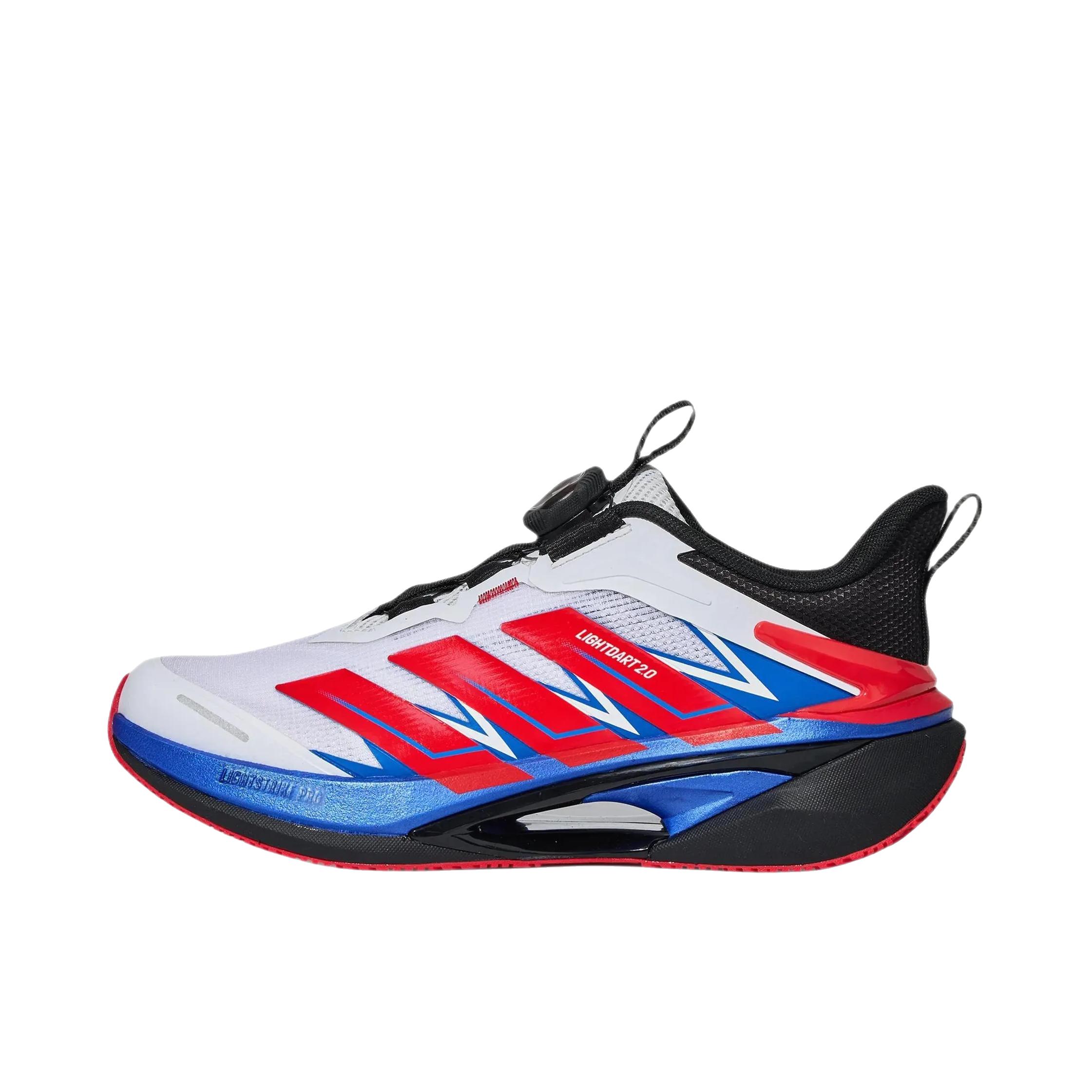 推荐商品：adidas Lightdart 2.0 闪电镖 运动休闲鞋 日常防滑耐磨舒适 大童/风暴红