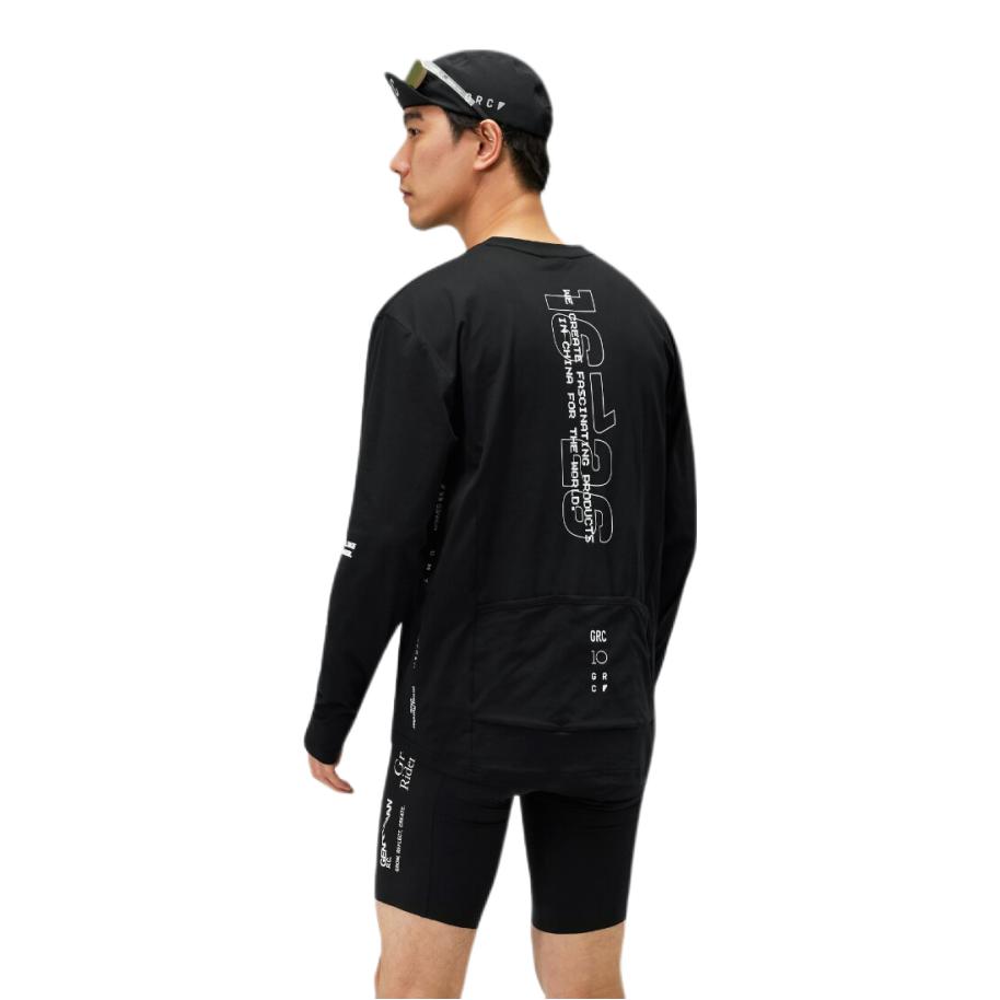 推荐商品：GRC/桀骜无尽 透气耐磨印花骑行服 GRC00001465 黑/长袖