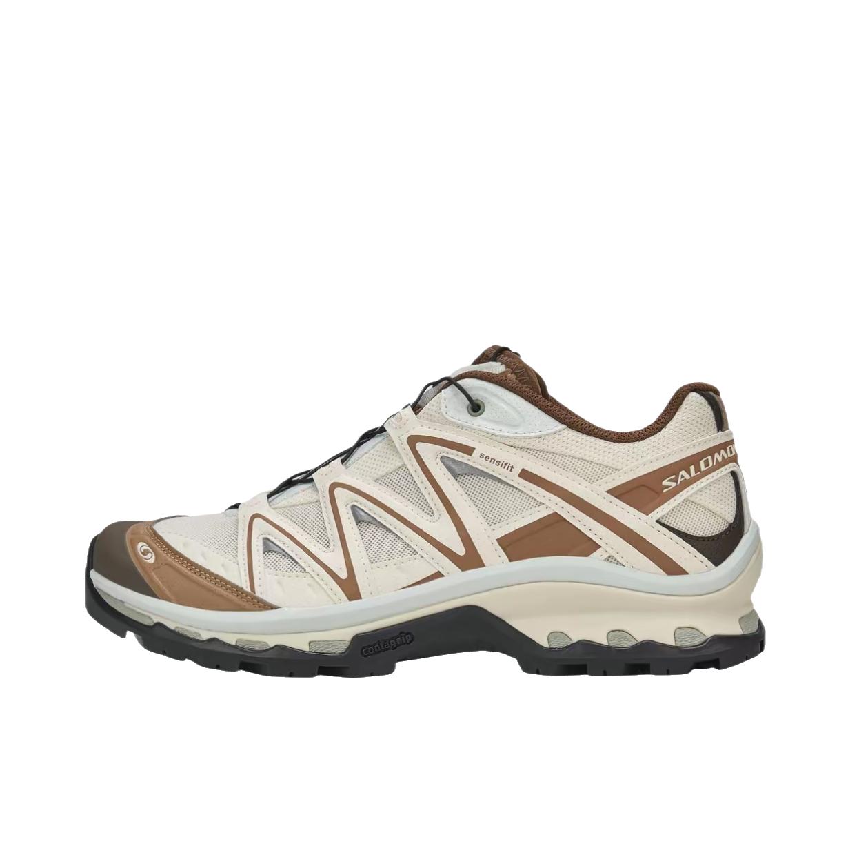 推荐商品：Salomon/萨洛蒙 XT-Quest 户外休闲鞋 越野防水稳定支撑减震网布包裹性 米色/棕色