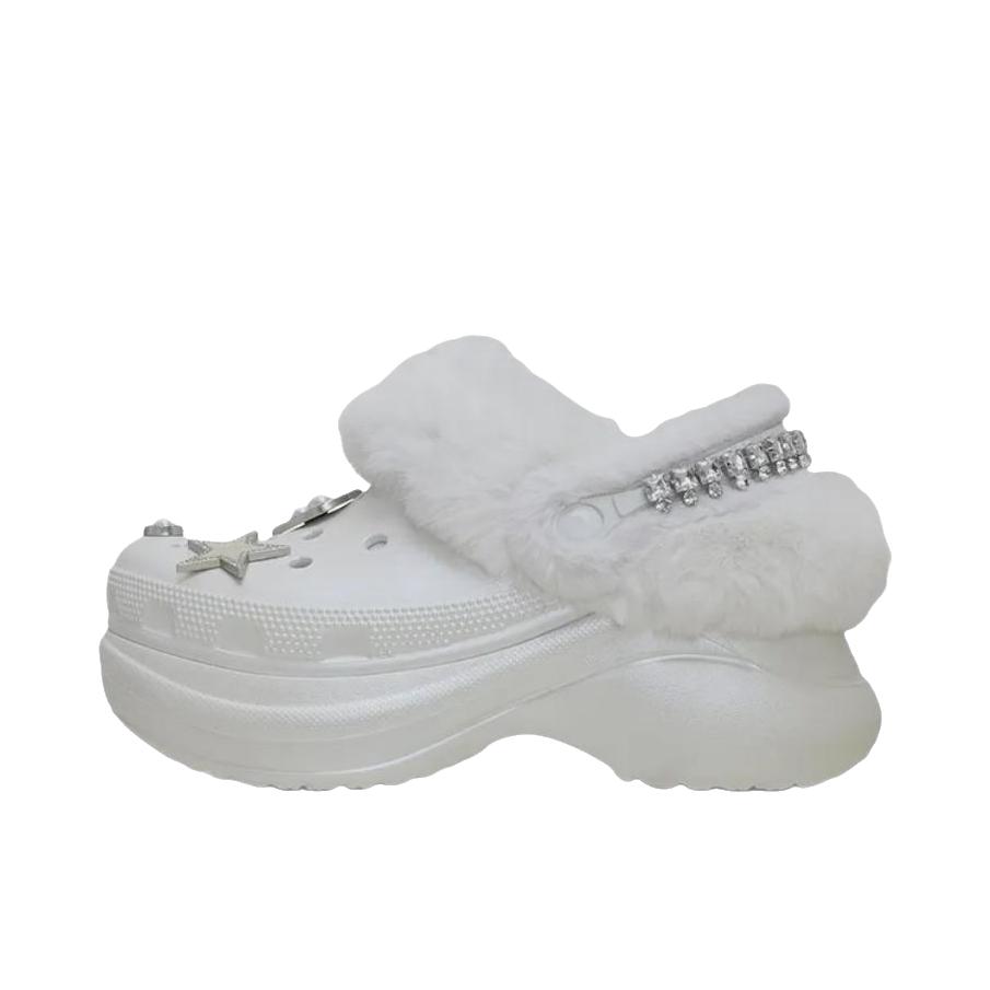 推荐商品：Crocs/卡骆驰 凉鞋 复古百搭舒适 214743 加绒/女款/月光灰