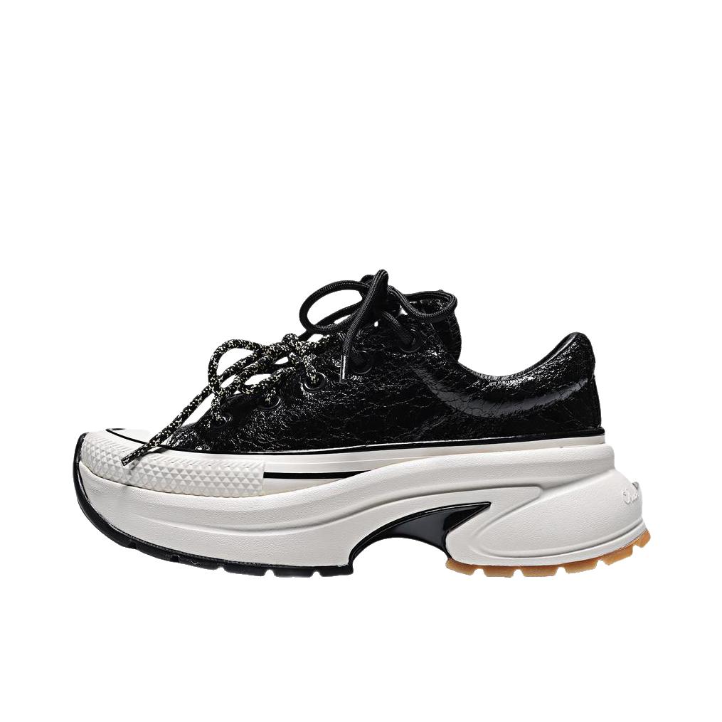 推荐商品：Converse/匡威 Run Star Crush 运动休闲鞋 厚底增高透气 黑色
