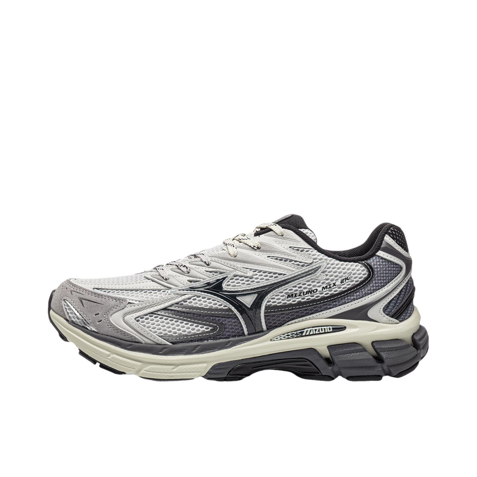 推荐商品：Mizuno/美津浓 MIX 2K 跑鞋 舒适防滑耐磨 水泥灰/南极灰/潮湿灰