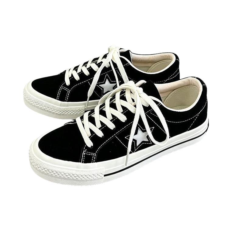 推荐商品：Ben Sherman/宾舍曼 板鞋 通勤星星耐磨 黑色