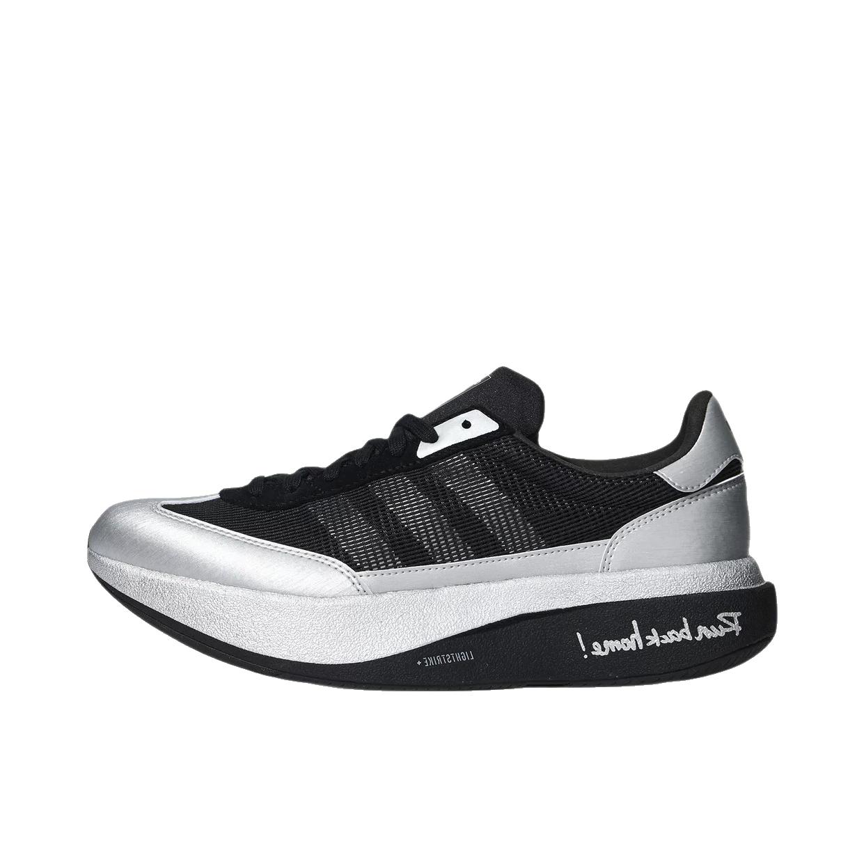 推荐商品：adidas SL 72 PRO T头鞋 运动休闲鞋 防滑耐磨透气贴合跑步风复古 黑色/暗银金属