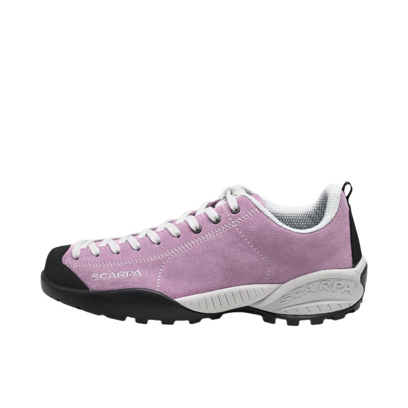 推荐商品：Scarpa/思卡帕 MOJITO BIO 轻便透气 防水 防滑耐磨 减震 圆头 运动休闲 户外鞋 徒步鞋 男款/玫瑰紫 