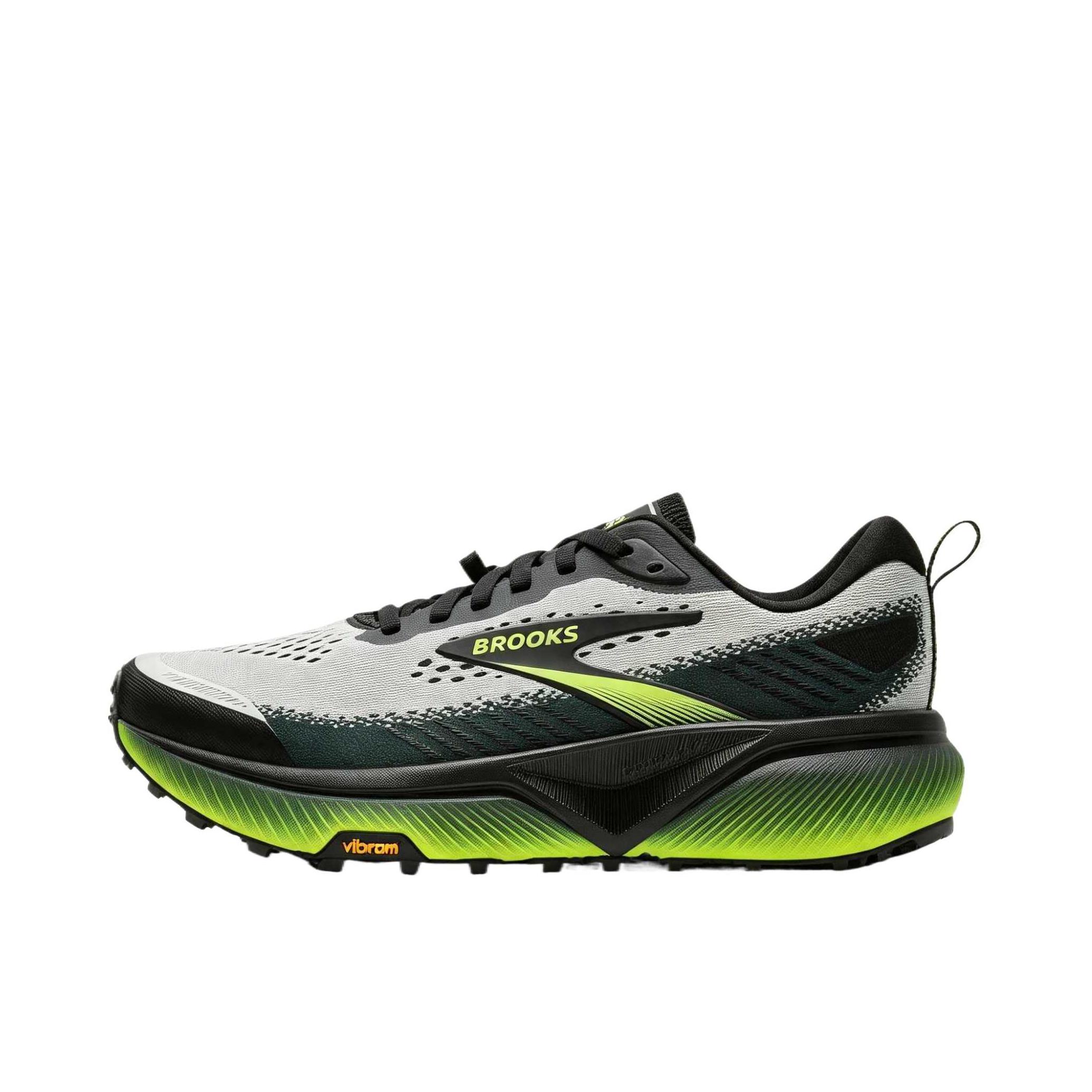 推荐商品：Brooks/布鲁克斯 Cascadia 20 跑鞋 越野跑鞋百搭防滑透气支撑 灰色/黑色/夜生活