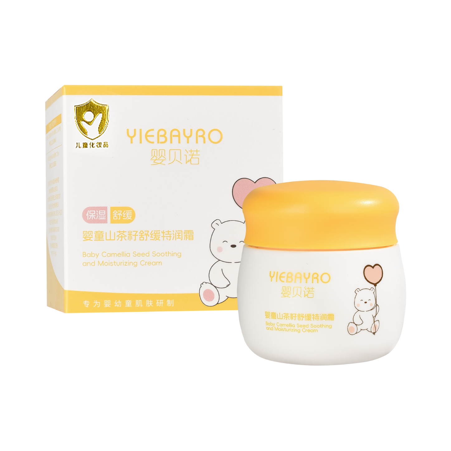 推荐商品：YIEBAYRO/婴贝诺 婴童山茶籽舒缓特润霜特护维稳补水保湿滋润
