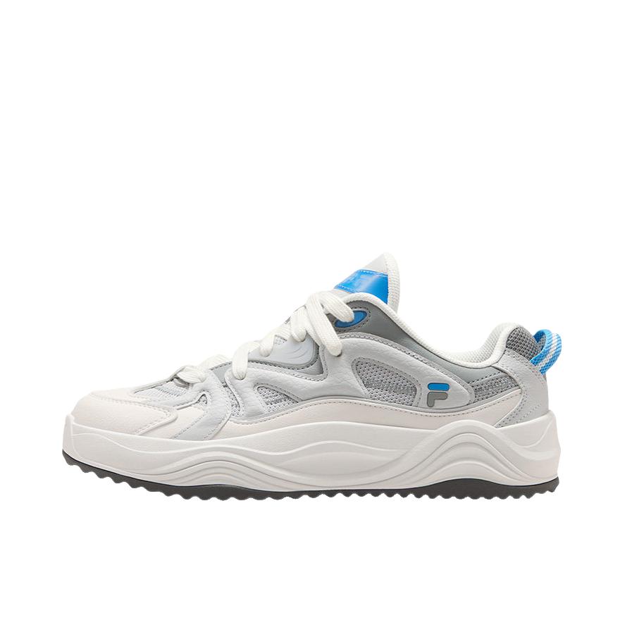 推荐商品：FILA/斐乐 WORKWEAR 板鞋 舒适百搭透气 月岩灰/纱白色