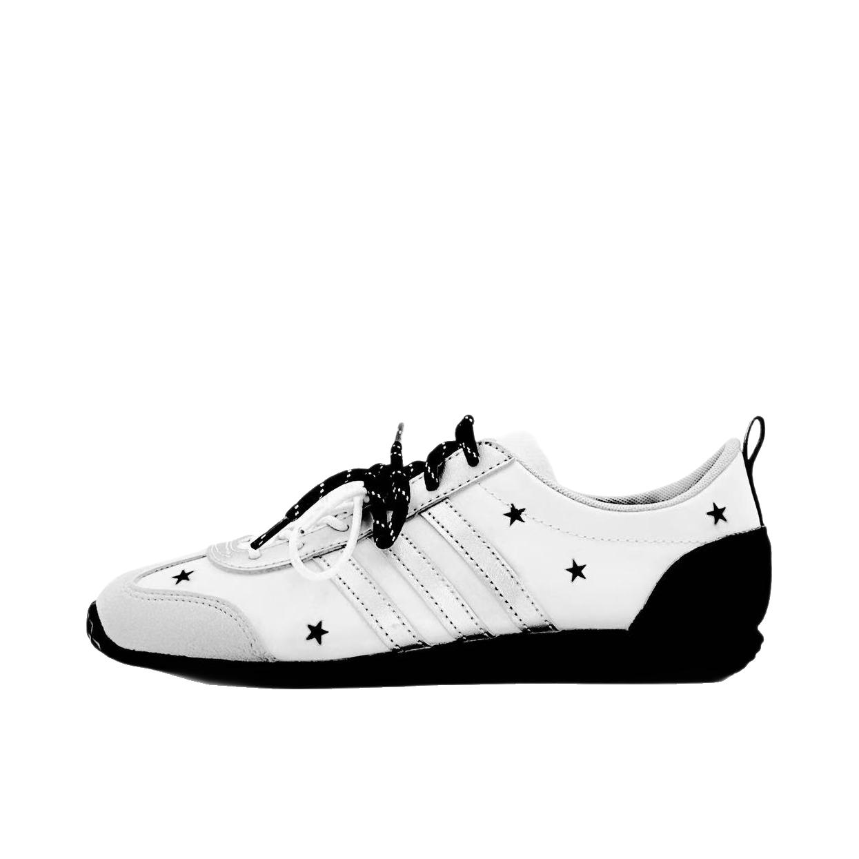 推荐商品：【定制球鞋 】 adidas VS JOG 2.0 运动休闲鞋 防滑耐磨甜酷舒适百搭复古潮流 黑色 