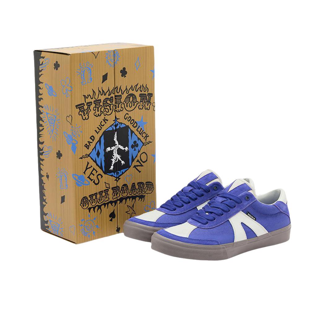推荐商品：Vision Street Wear PUSH PRO ouija board主题系列 帆布鞋 街头运动系带圆头 礼盒款/鸢尾紫